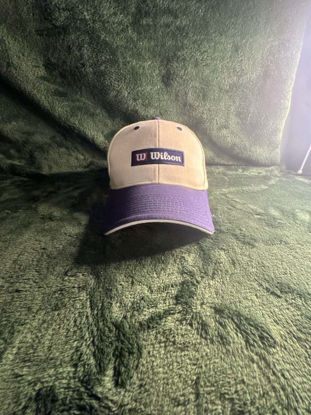 Wilson Two-Tone Baseball Cap with Embroidered Logo